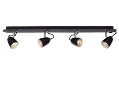 Lucide RIDE - Spot Plafond - GU10 - 4x35W 2700K - Noir