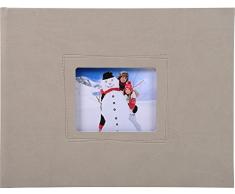 Exacompta 11325E Softissimo Album Photos Livre de 30 Pages Gris Clair/Blanc 28,5 x 22 cm