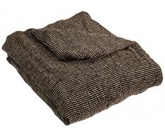 Zebra Textil Orion Tissu Motif zÃ©brÃ© 29143Â Housse de Chaise Ã©lastique Wing, Marron