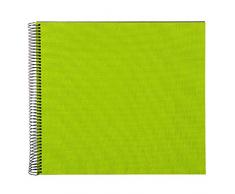Goldbuch album photos à spirale, couverture lin vert vif, 30x34 cm, 40 pages, 25962