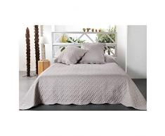 Linder Jeté de lit 100Pourcentpolyester, Gris, 230x250