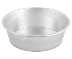 HABI Moule Ã Tarte Haut, en Aluminium Gris, 22Â x 22Â x 7Â cm