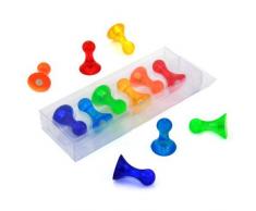 Magnet Expert Grand Fruité Quille Aimants - Bureau et réfrigérateur (19mm de diamètre x 30 mm de hauteur)