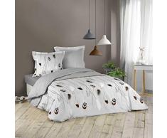 PARURE 3 P. 240 x 220 CM IMPRIME 42 FILS ALLOVER MISTIGRI