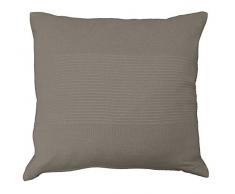 douceur dintÃ©rieur housse de coussin 40x40 cm coton lana taupe