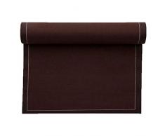 Set de table en coton 48x32cm - Rouleau de 12 sets - Marron Chocolat
