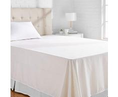 AmazonBasics Drap plane en microfibre, 180 x 260 - Jaune Scallop