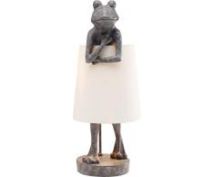 Lampe de table en forme dâanimal, Grenouille grise, 23 cm