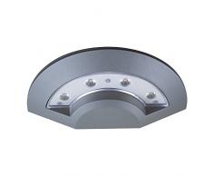 interfan Sylvia Applique murale intégrée, gris foncé, 25.50 x 14 x 6 cm