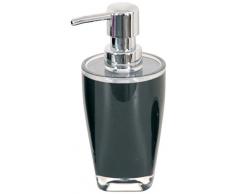 MSV 140664 Distributeur Savon Acrylique Noir, PS, 2 Tons