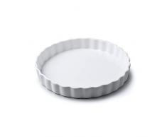 WM Bartleet & Sons 1750 T161 Plat Ã tarte rond traditionnel en porcelaine, Porcelaine, blanc, Round 24cm