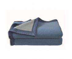 Couverture Laine Anthracite/Souris 240 x 260 cm - POYET MOTTE - Gamme Aubisque - Made in France