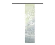 Home Fashion 87667-768 Toupillon Panneau Japonais Polyester Vert 245 x 60 cm