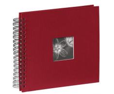 Hama Fine art Album photo Ã spirales 28 x 24/50 Rouge (Import Allemagne)