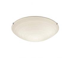 EGLO 90015 Plafonnier, MÃ©tal, E27, Blanc