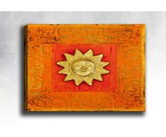 Bonamaison Peinture sur toile, multicolore, 30 x 40 cm - Conçu et fabriqué en Turquie