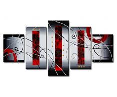 Visario 5595 Tableau sur Toile de Lin, Multicolore