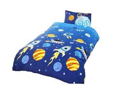 Rapport Parure de lit avec Housse de Couette et taie doreiller pour lit Simple