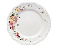 Rosenthal 10430-407165-10226 Assiette Plate 26 cm, Porcelaine, Rose