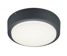 Trio Leuchten Applique Murale dExtÃ©rieur, aluminium, intÃ©grÃ©, 8,5Â W, anthracite, 20Â x 20Â x 5,5Â cm