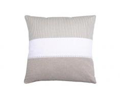 Lovely Casa Angele Coussin, Coton, Lin, 40 x 40 cm