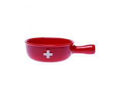 NON DEFINIE 311448 Caquelon Fondue, Rouge