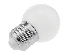 PrimeMatik Ampoule LED G45 E27 230 V AC 1,5 W Blanc chaud (NT096)