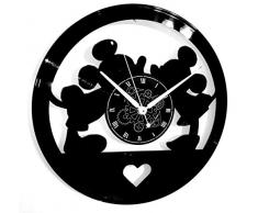 Instant Karma Clocks Horloge Murale en Vinyle Disque LP 33 Tours idÃ©e Cadeau Vintage Faite Ã la Main Cartoon Amore Love Topi Mickey