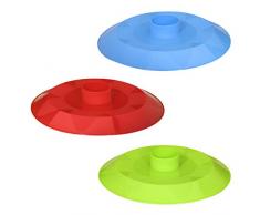 SMART-T-HAUS Assiette vuelca omelettes ou crêpes, Assortimentâ¯: Bleu, Rouge, Vert, Dimensionsâ¯: à 29,5 x 4,7 cms. Poidsâ¯: 120 Hauteurâ¯: 4,7 cms