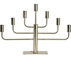 Star 132-01 Bougeoir de fenêtre Métal, 15 W, Or, 5.7 x 4.0 x 1.0 cm