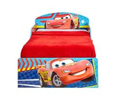 Cars 516CAC Lit pour Enfant Bois, Rouge, 142 x 77 x 59 cm