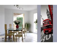 Scenolia Stickers géant papier peint déco TIGRE DU BENGALE 60 x 240 cm | Déco murale Qualité HD