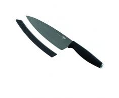 KUHN RIKON 26582Â Colori Titanium Couteau de Chef Couteau de Cuisine Couteau de Chef, Plastique, Graphite, 31Â x 4,5Â x 2,5Â cm