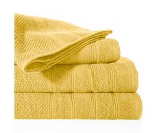 Design91 Senf Serviette éponge 100% Coton 70 x 140 cm