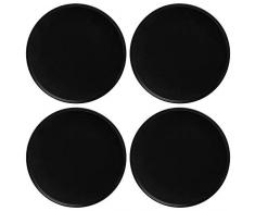 Maxwell Williams Assiettes Caviar Speckle, Porcelaine, Noir , 24,5 cm