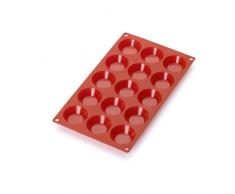 LÃ©kuÃ© 0620515R01M022 Moule Ã Tartelettes 15 Cavites Silicone Platine