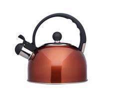 Kitchen Craft KCLXKETCOP Bouilloire, MÃ©lange de Plusieurs matÃ©riaux, Marron, 9 x 12 x 16 cm