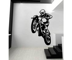 TATOUTEX Stickers Moto Cross - Or, L 100cm x H 160cm