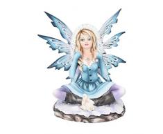 Nemesis Now Figurine Clochette de Neige Bleu 21 cm Taille 19 cm