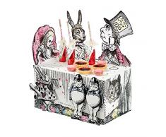 Talking Tables Truly Alice in Wonderland Décoration Centrale pour Buffet, Goûter Festif, Mariage, et Fête dAnniversaire, Fête à Thème Alice au Pays des Merveilles