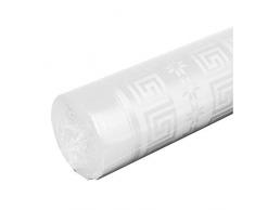 Nappe Attitude Rl Damasse L120 X 6m Blanc, 120x6m