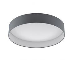 Eglo Applique Murale/plafonnier palomaro Couleur: Anthracite/Blanc-Dimensions: 11 x ø 50 cm