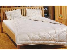 Prolana Cesena Couverture en Laine Vierge 4 Saisons Naturel 135 x 200 cm