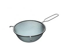 Kitchen Craft KCSTRAIN20 Passoire Rond, Acier Inoxydable, Argent, 9 x 12 x 16 cm