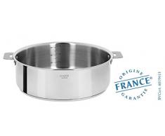 Cristel S30QMP Sauteuse inox 30cm - Casteline Amovible