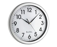 TFA-Dostmann 60.3519.02 Horloge Murale, argentÃ©, 30,8 x 30,8 x 4,3 cm