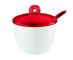 Guzzini, Sucrier Avec Petite Cuillère Gocce, 12,2 x 11,7 x h9,5 cm