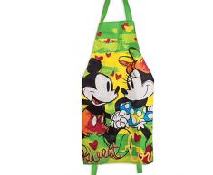 Disney Walt TWM63/05V Tablier Sweet Love en Coton, Vert, 88 x 60 x 0,1 cm
