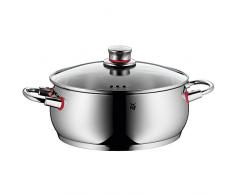 WMF 774246380 Faitout Bas, Acier Inoxydable, Argent, 24 cm