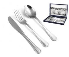 Home Inglesino Service à Couverts de 48 pièces, en Acier Inoxydable, 49 x 34 x 7 cm